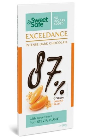 Sly Exceedance Premium Tumma Suklaa & Appelsiini 87% 90g