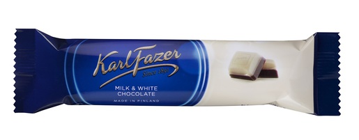 Fazer Sininen ja Valkoinen Suklaapatukka 38g
