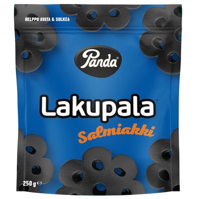 Panda Lakupala salmiakkilakritsi 250g