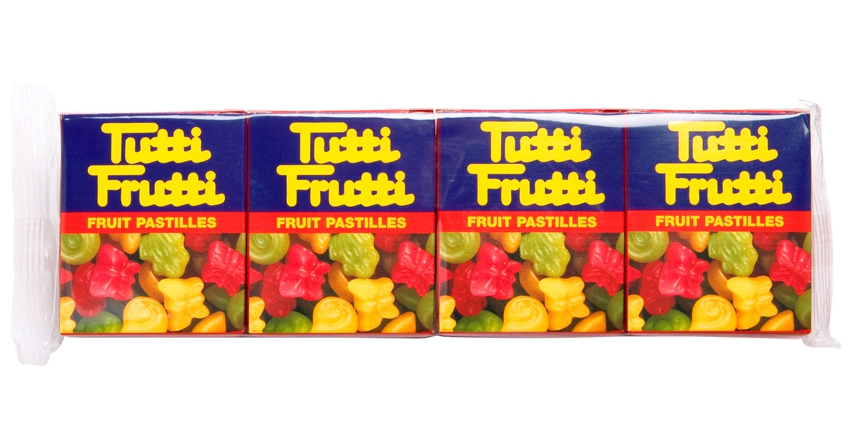 Tutti Frutti Hedelmäpastilli 4-pack 68g