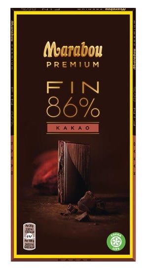 Marabou Premium Tumma 86% 100g