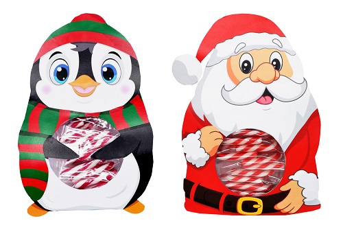 Becky's Karkkikepit Joulupukki- & Pingviinipakkauksessa 50g      