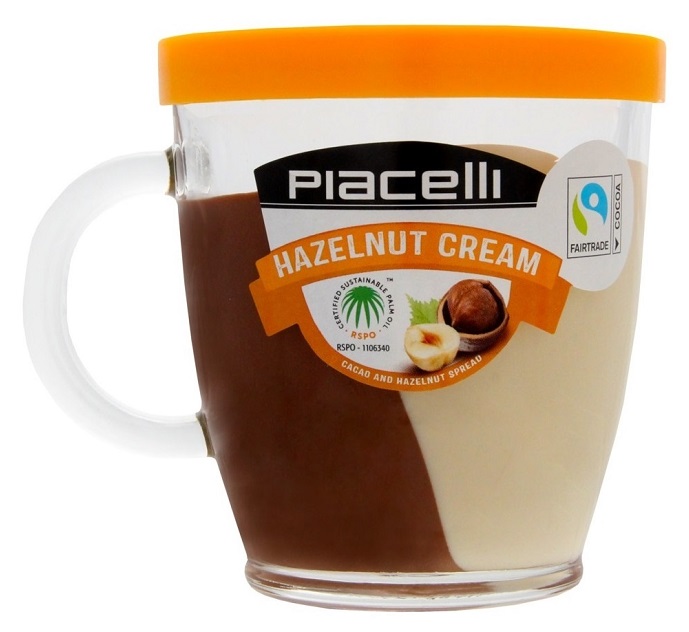 Piacelle Hassel-kaakaolevite Duo 300g