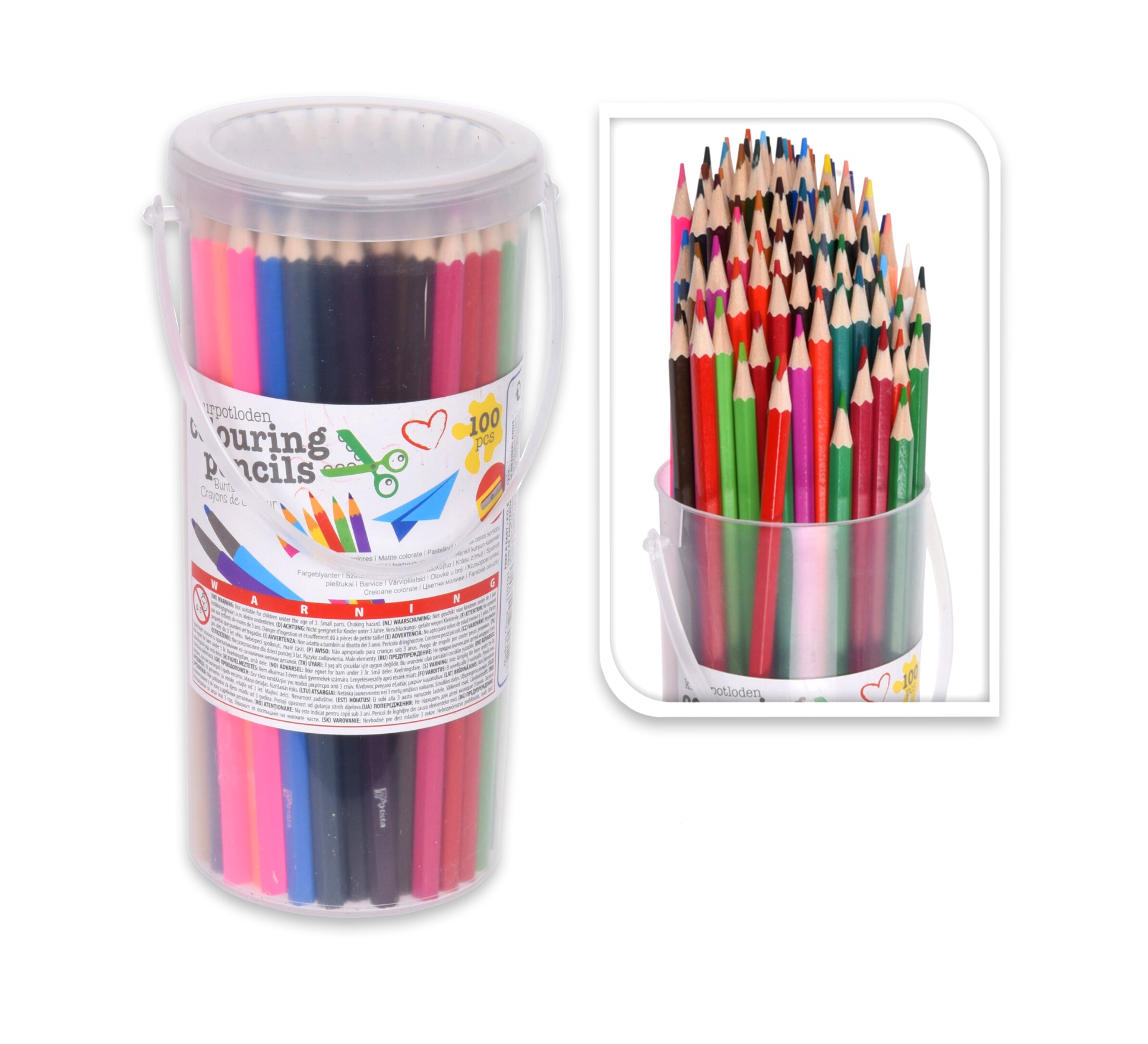Coloured Pencils Set 100 pcs