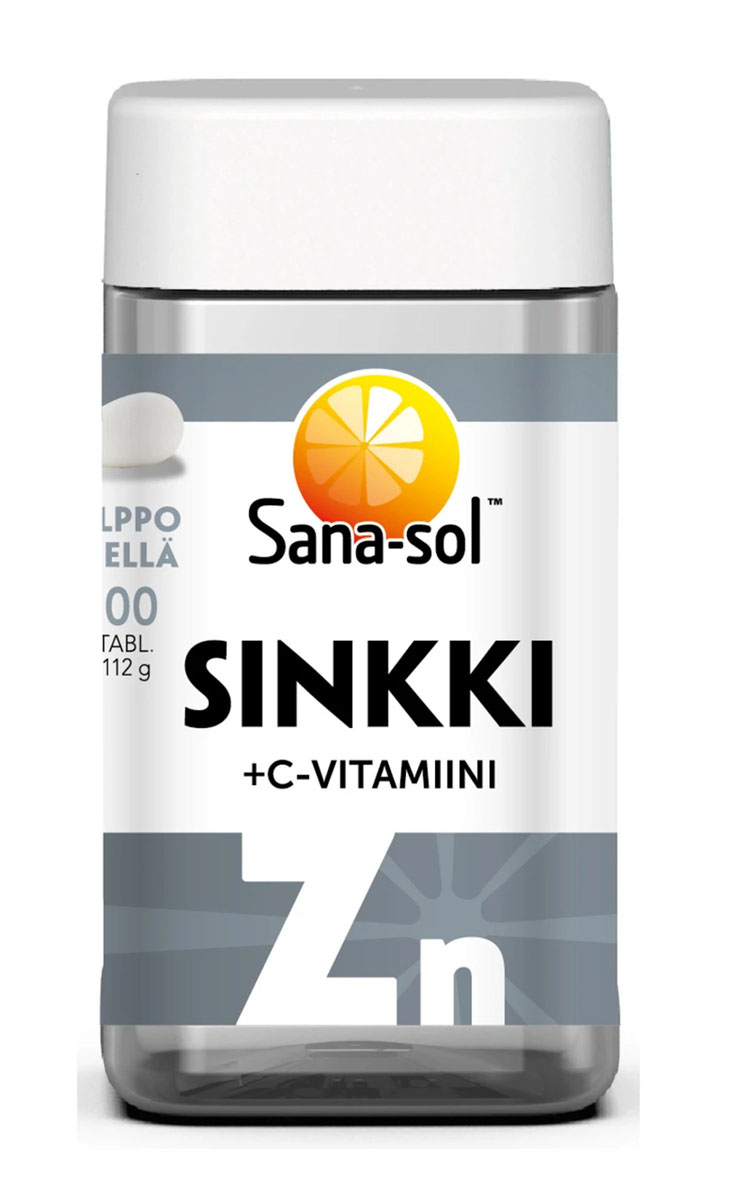 Sana-sol Sinkki+C-vitamiini 200tabl