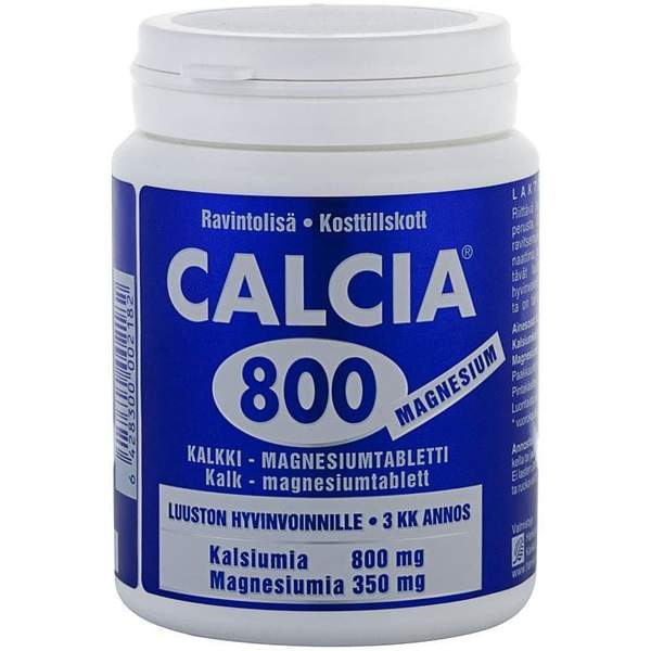 Calcia 800 Kalkki Magnesiumtabletti 180t