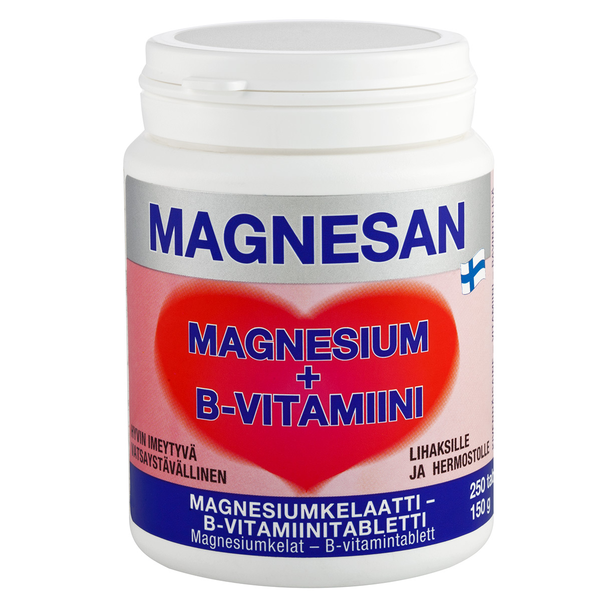 Magnesan + B vitamiinit 250tabl.