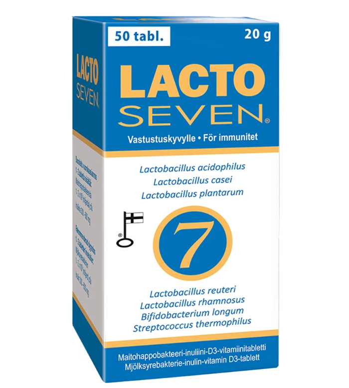 Lactoseven Maitohappobakteeri 50tab