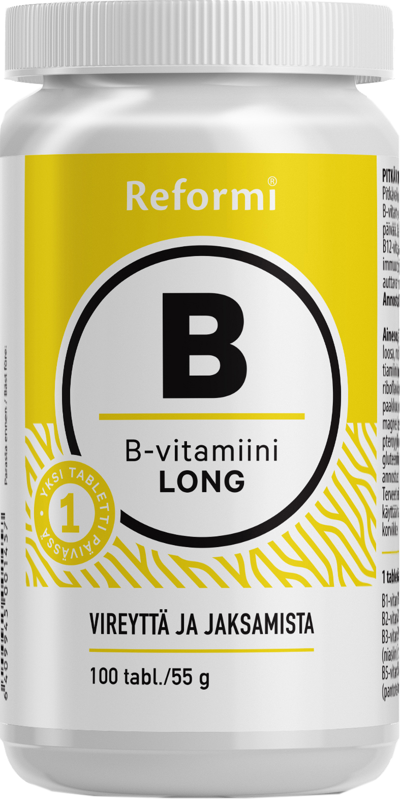 Reformai B-vitamiini Long 100 tabl.