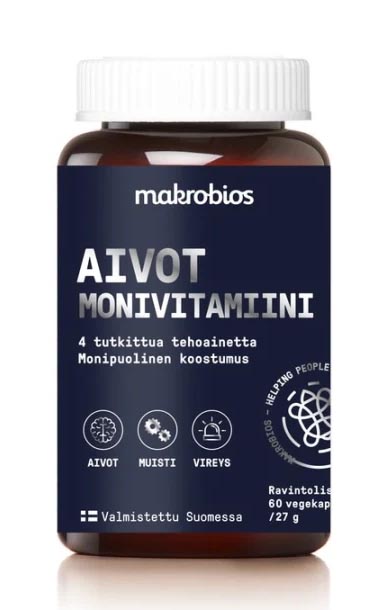 Makrobios Aivot Monivitamiini 60 kaps