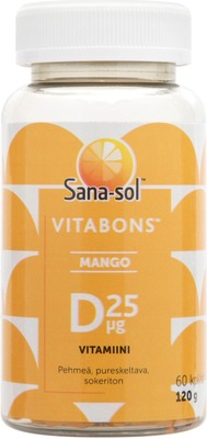 Sana-Sol 60kpl Vitabons D25µg