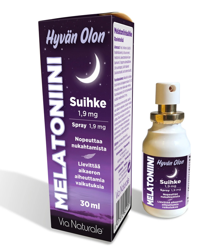 Hyvän Olon melatoniinisuihke 1,9 mg 30ml 