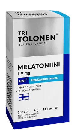 Tri Tolonen melatoniini 1,9mg 30tabl